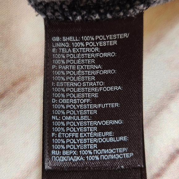 **SOLD* The North Face "Novelty Mezzaluna Hoodie" Heather Grey | Women's Size XL - Picture 8 of 11